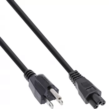 InLine B-16656U Netzkabel Schwarz 2 m NEMA 5-15 IEC C5