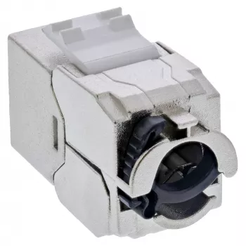 InLine 24-port Bulk Pack Keystone RJ45 Jack schlank SNAP-In Cat.6A mit integriertem Kabelbinder (B-76202P)