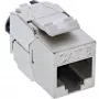 Keystone-Modul InLine B-76202Q – flach, grau, RJ-45, 14,5 × 31,8 × 19,4 mm