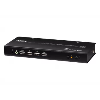 ATEN 2-Port USB 4K HDMI Dual-Display KVMP Switch (Kabel enthalten)