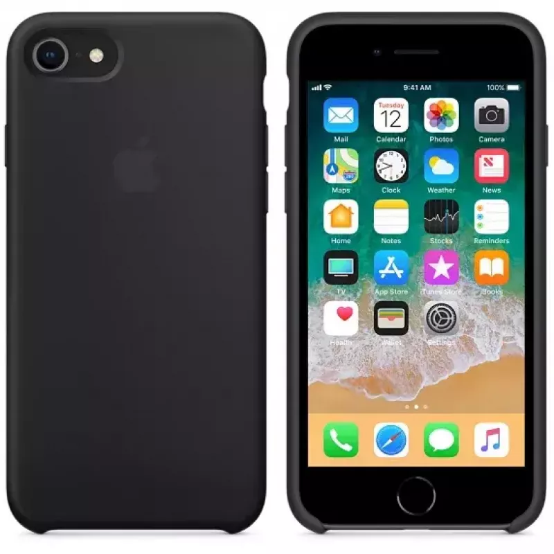Skin-Hülle Apple MQGK2ZM/A für iPhone 8/7 Schwarz