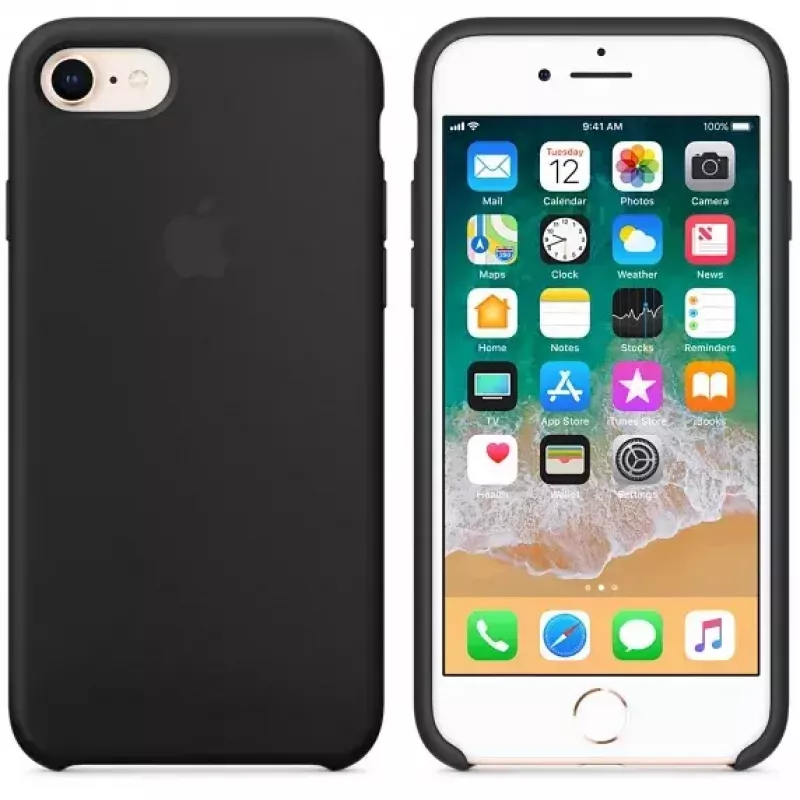 Skin-Hülle Apple MQGK2ZM/A für iPhone 8/7 Schwarz