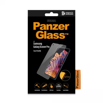 PanzerGlass® Displayschutzfolie Samsung Galaxy Xcover Pro, Samsung, Samsung - Galaxy Xcover Pro, Trockenanbringung, Kratzfest, Stoßfest, Transparent, 1 Stk.