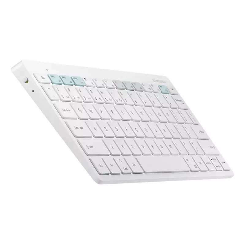 Samsung Tastatur für Mobilgeräte EJ-B3400BWGGDE Weiß Bluetooth QWERTZ Deutsch Batterie AAA 280,4 × 127,4 × 15,4 mm