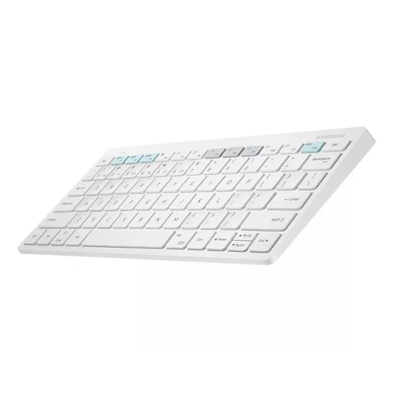 Samsung Tastatur für Mobilgeräte EJ-B3400BWGGDE Weiß Bluetooth QWERTZ Deutsch Batterie AAA 280,4 × 127,4 × 15,4 mm