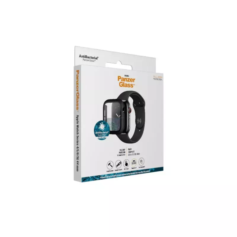 PanzerGlass® Full Body Case Schwarz Apple Watch SE 3 | SE | 6 | 5 | 4 | 44mm