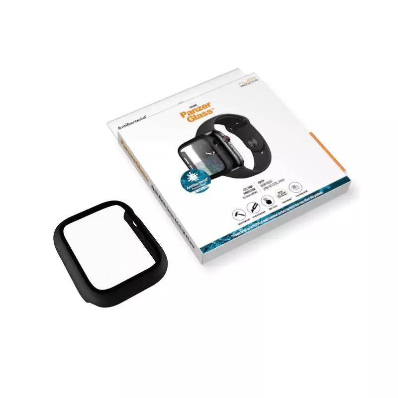 PanzerGlass® Full Body Case Schwarz Apple Watch SE 3 | SE | 6 | 5 | 4 | 44mm