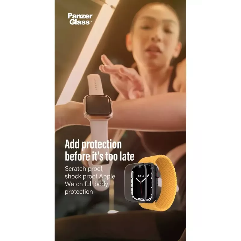 PanzerGlass ® Full-Body-Hülle Transparent Apple Watch Series SE 3 | 6 | 5 | 4 | 40 mm