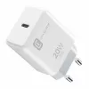 Cellularline USB-C-Ladegerät 20 W – iPhone 8 oder neuer 20-W-USB-C-Netzladegerät zum Aufladen des iPhone 8 und neuerer Modelle mit maximaler Geschwindigkeit