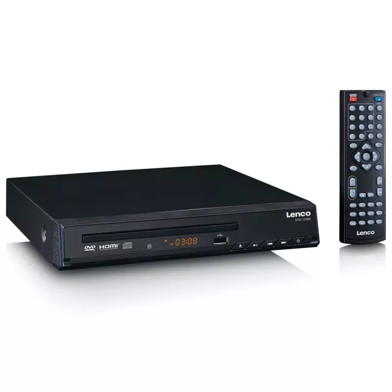 DVD-Player Lenco DVD-120 Schwarz NTSC PAL 20-20000 Hz 90 dB