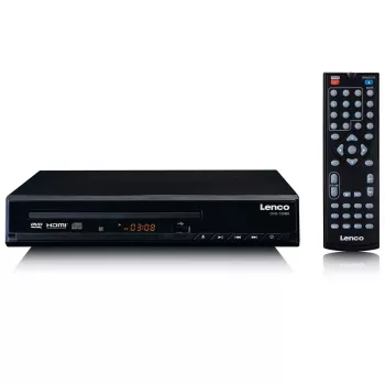 DVD-Player Lenco DVD-120 Schwarz NTSC PAL 20-20000 Hz 90 dB