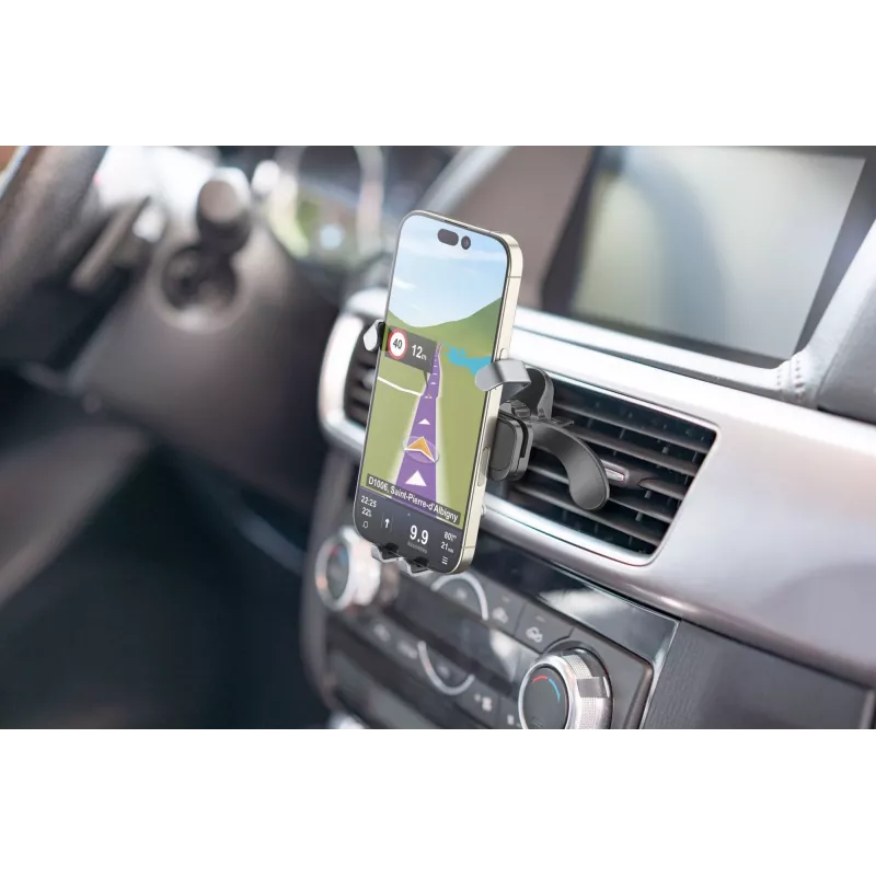 Cellularline Slide Fit - Universelle Auto-Smartphone-Halterung mit einfachem Einsetzen