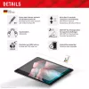 Displex Tablet Glass (9H) für Samsung Galaxy Tab A11/A9, Eco-Montagerahmen, unzerbrechlich
