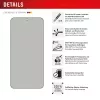 Displex Sichtschutz-Displayschutzfolie (10H) für Samsung Galaxy S24+/S25+, Eco Montagerahmen, Sichtschutzfilter