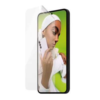 PanzerGlass ® ECO MATRIX Displayschutz mit D3O® Samsung Galaxy S24+ | Ultra-Weit-Passform mit AlignerKit