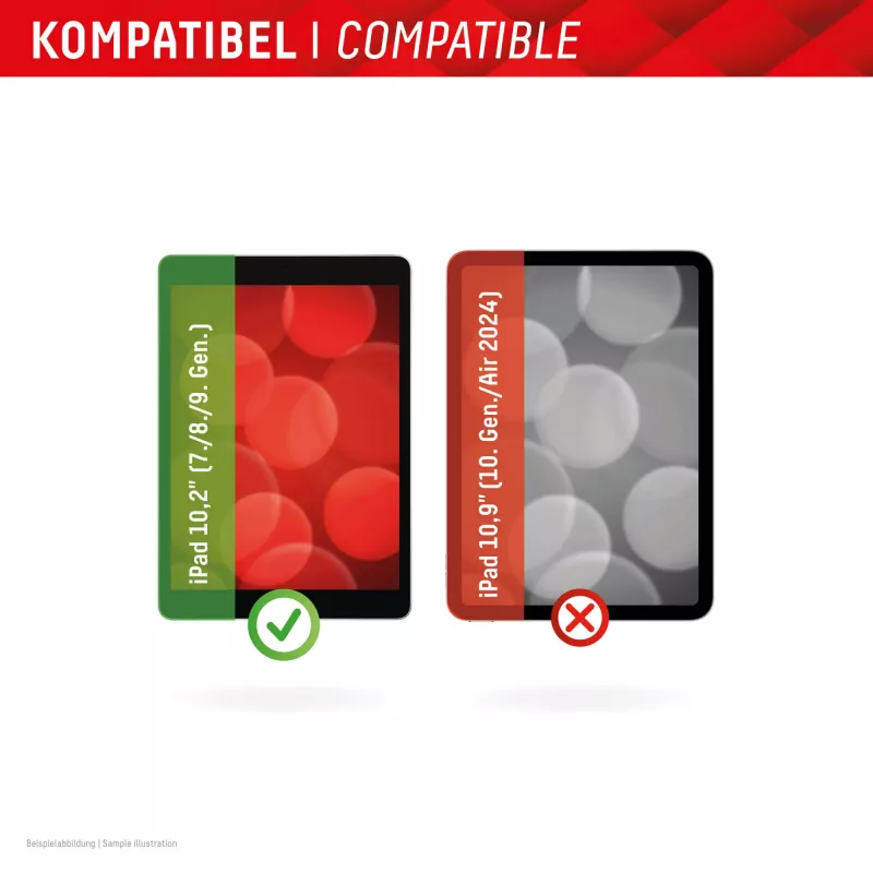 Displex TABLET PRIVACY SAFE abnehmbarer 2-Wege-Blickschutzfilter für iPad 10,2'' (7./8./9. Gen.)