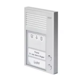 Auerswald TFS Dialog 212 Aluminium Kabelgebundene Gegensprechanlage IP22 Wandmontage