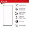 Displex Premium Displayschutzfolie (Full Cover, 10H) für Samsung Galaxy S22+/S23+, Eco Montagerahmen, Full Cover
