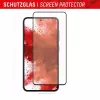Displex Premium Displayschutzfolie (Full Cover, 10H) für Samsung Galaxy S22+/S23+, Eco Montagerahmen, Full Cover