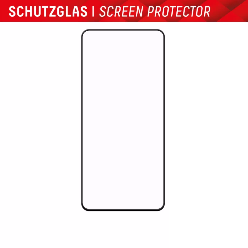 Displex Premium Displayschutzfolie (Full Cover, 10H) für Samsung Galaxy S22+/S23+, Eco Montagerahmen, Full Cover