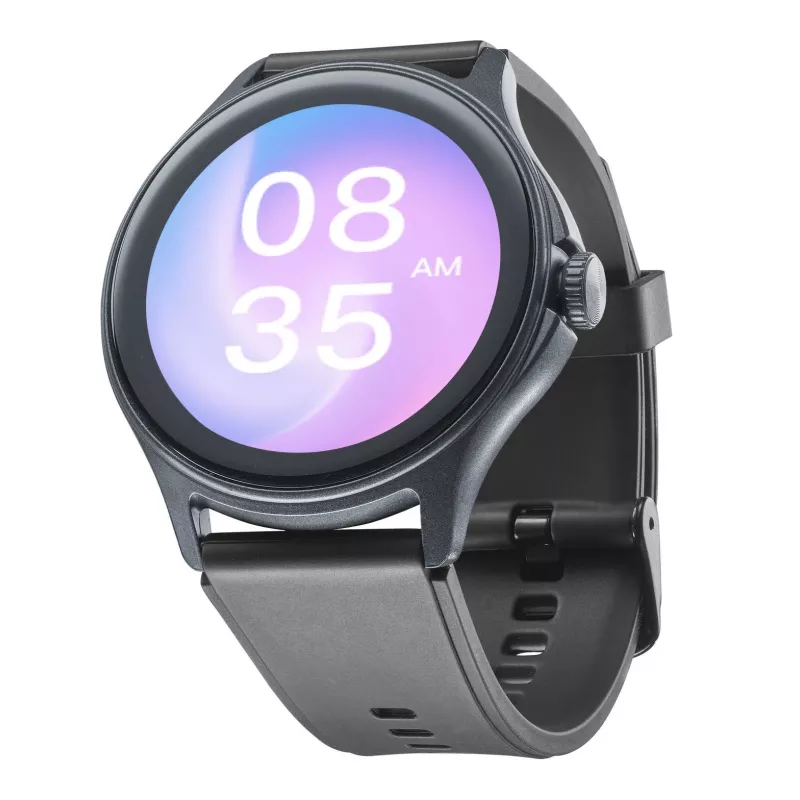 Cellularline ION PRO Round Bluetooth® Smartwatch mit App, 3,51 cm (1,38 Zoll), TFT, Touchscreen, 0,00064 GB, 98 g