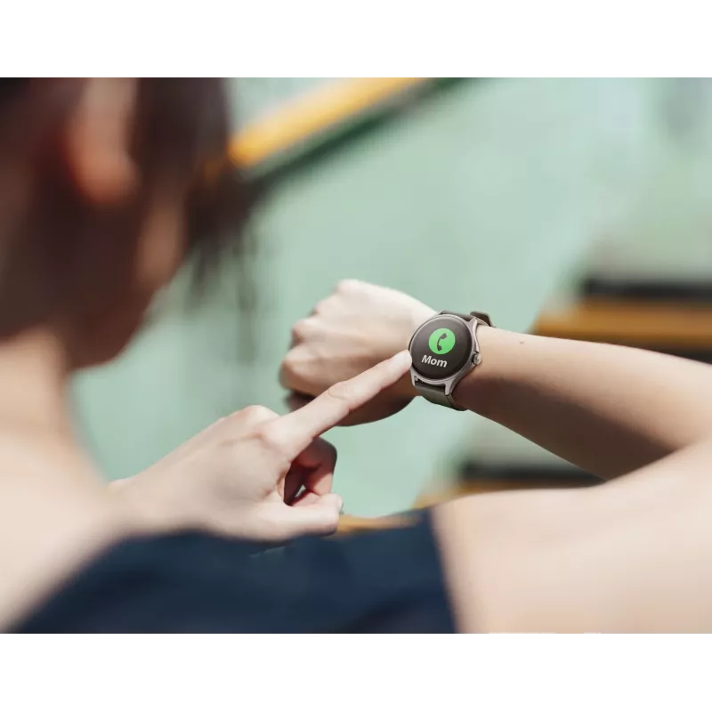 Cellularline ION PRO Round Bluetooth® Smartwatch mit App, 3,51 cm (1,38 Zoll), TFT, Touchscreen, 0,00064 GB, 98 g