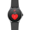 Cellularline ION PRO Round Bluetooth® Smartwatch mit App, 3,51 cm (1,38 Zoll), TFT, Touchscreen, 0,00064 GB, 98 g