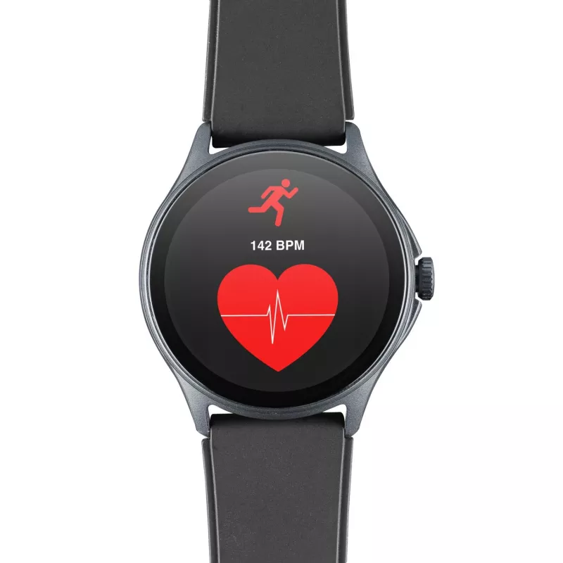 Cellularline ION PRO Round Bluetooth® Smartwatch mit App, 3,51 cm (1,38 Zoll), TFT, Touchscreen, 0,00064 GB, 98 g