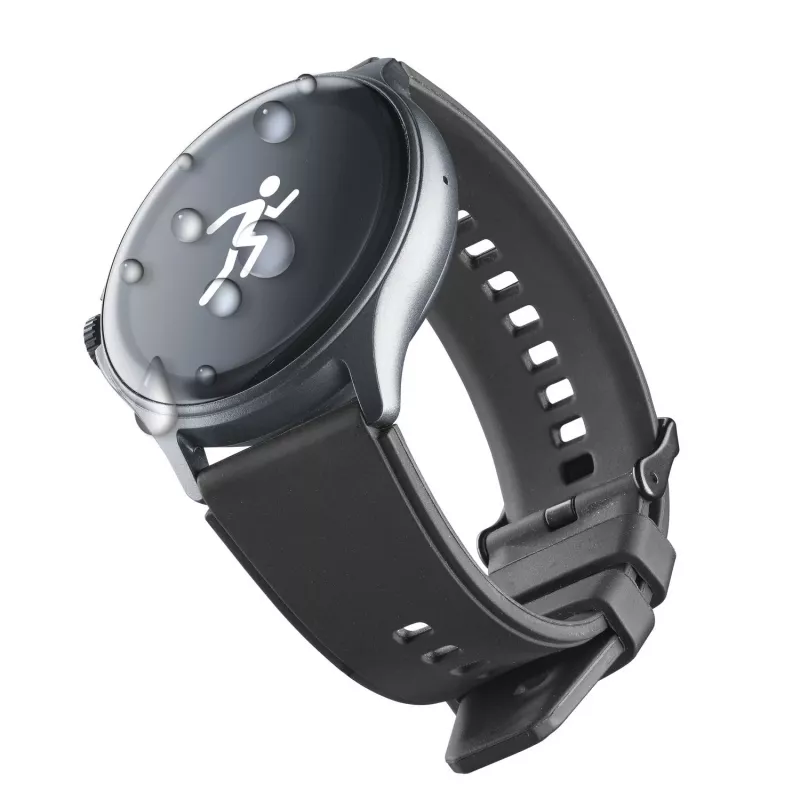 Cellularline ION PRO Round Bluetooth® Smartwatch mit App, 3,51 cm (1,38 Zoll), TFT, Touchscreen, 0,00064 GB, 98 g