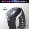 Cellularline ION PRO Round Bluetooth® Smartwatch mit App, 3,51 cm (1,38 Zoll), TFT, Touchscreen, 0,00064 GB, 98 g