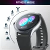 Cellularline ION PRO Round Bluetooth® Smartwatch mit App, 3,51 cm (1,38 Zoll), TFT, Touchscreen, 0,00064 GB, 98 g