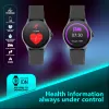 Cellularline ION PRO Round Bluetooth® Smartwatch mit App, 3,51 cm (1,38 Zoll), TFT, Touchscreen, 0,00064 GB, 98 g