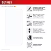 Displex Displayschutz (10H) für Samsung Galaxy A36, Eco Montagerahmen, kratzfest