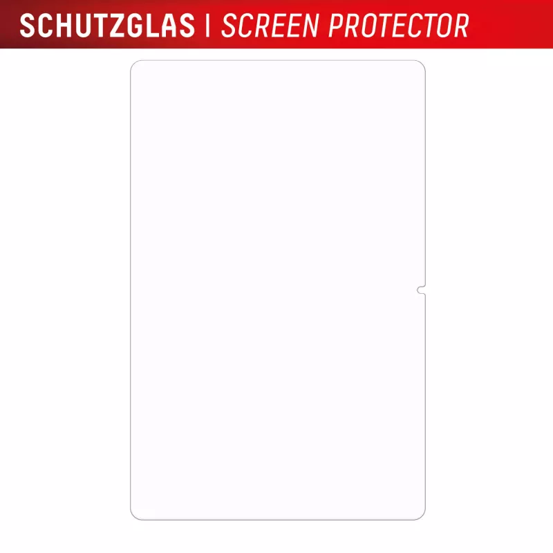 Displex Tablet Glass (9H) für Samsung Galaxy Tab S10 FE+, Eco Montagerahmen, unzerbrechlich