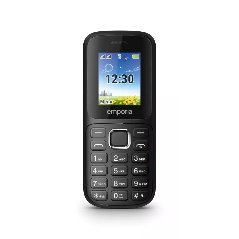 Emporia emporia313 4.5 cm (1.77 Zoll) 64.6 g Schwarz Seniorenhandy