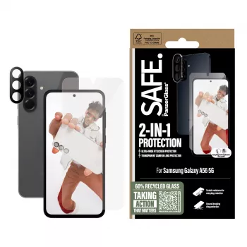 PanzerGlass SAFE. by ® 2-in-1 Bundle Samsung Galaxy A56 5G kratz- und stoßfest