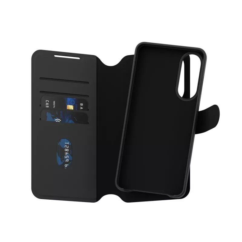 PanzerGlass CARE™ by ® Tango 2-in-1 Brieftaschen-Hülle mit Qi-Kompatibilität Samsung S25 Edge