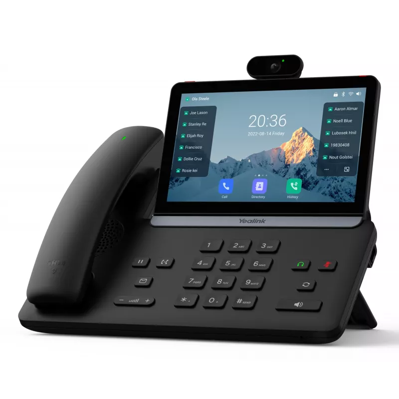 IP-Tischtelefon Yealink SIP-T88V Pro – Touchscreen, HD-Audio, SIP