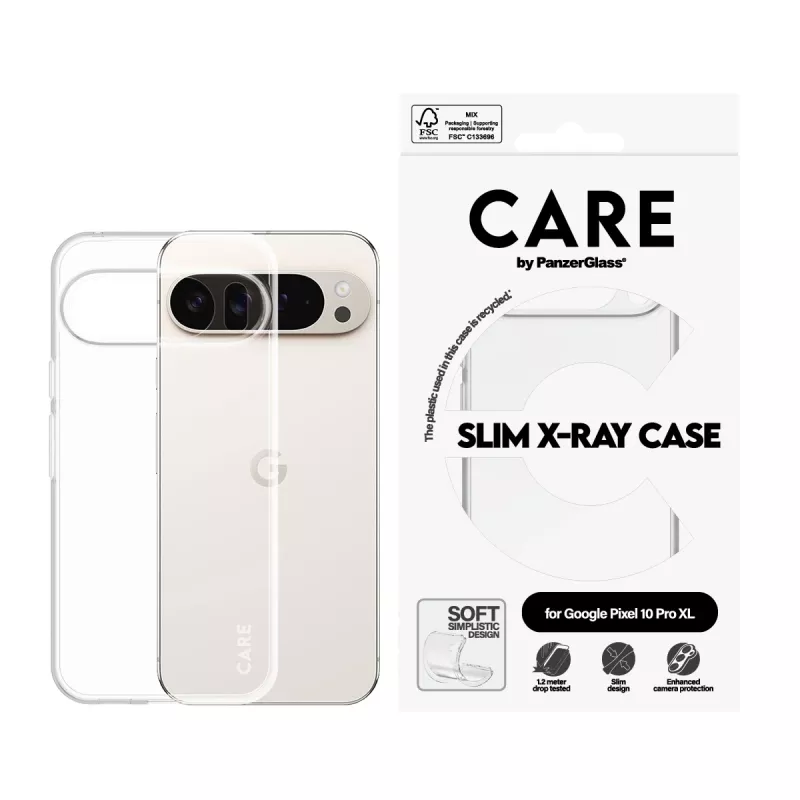 Cover PanzerGlass CARE by modische Hülle Transparent X-Ray Soft Google Pixel 10 Pro XL