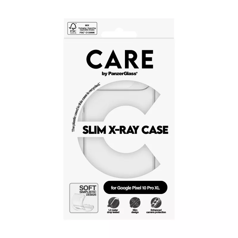 Cover PanzerGlass CARE by modische Hülle Transparent X-Ray Soft Google Pixel 10 Pro XL