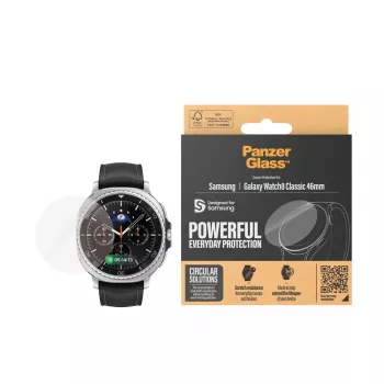 Bildschirmschutz PanzerGlass Samsung Galaxy Watch8 Classic 46mm kratz- und stoßfest