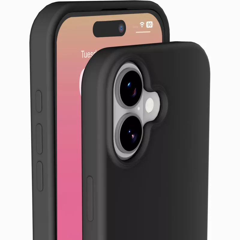 Cellularline Sensation - iPhone 17 Ultraweiche Silikonhülle mit Soft-Touch-Finish, perfekt, um jedes Detail Ihres iPhone 17 mit Eleganz und Komfort zu schützen.