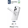 Cellularline Fine - iPhone 17 Pro, Hülle, Apple, iPhone 17 Pro, 16 cm (6,3 inch), Transparent