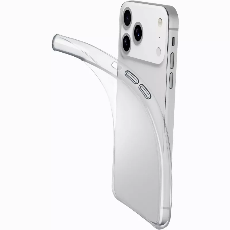 Cellularline Fine - iPhone 17 Pro, Hülle, Apple, iPhone 17 Pro, 16 cm (6,3 inch), Transparent