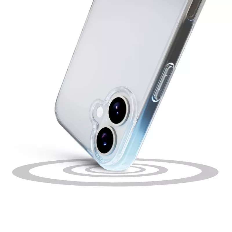 Cellularline Clear Protect – iPhone 17 Hartschale mit Gummirändern