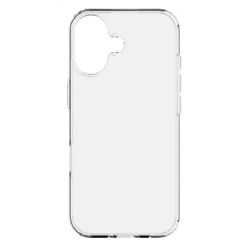 Cellularline Clear Protect – iPhone 17 Hartschale mit Gummirändern