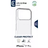 Cellularline Clear Protect - iPhone 17 Pro Hartschale mit Gummirändern