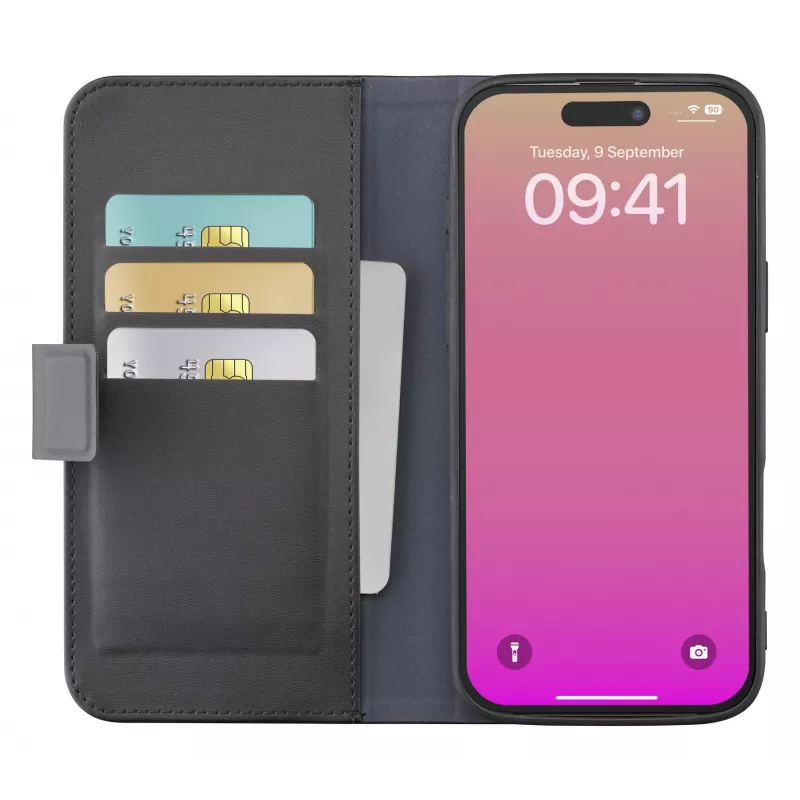 Cellularline Book Agenda – Buchhülle in Lederoptik mit Magnetverschluss für iPhone 17
