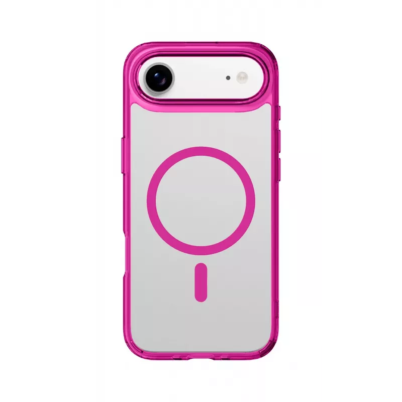 Cellularline Iconic Mag - iPhone Air Transparente Hülle mit farbigen Rändern, kompatibel mit dem MagSafe-Ökosystem