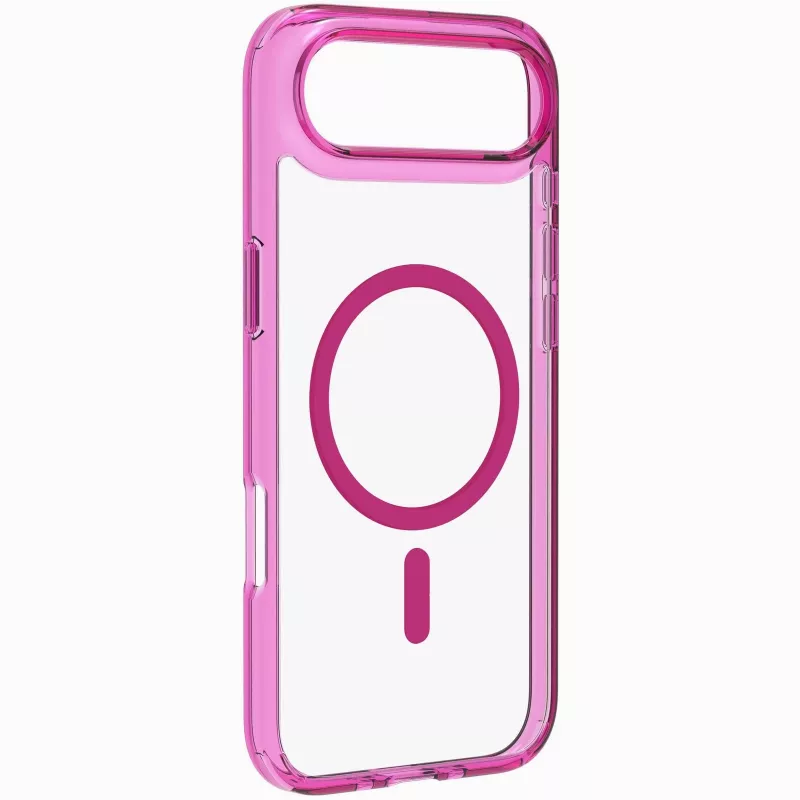 Cellularline Iconic Mag - iPhone Air Transparente Hülle mit farbigen Rändern, kompatibel mit dem MagSafe-Ökosystem